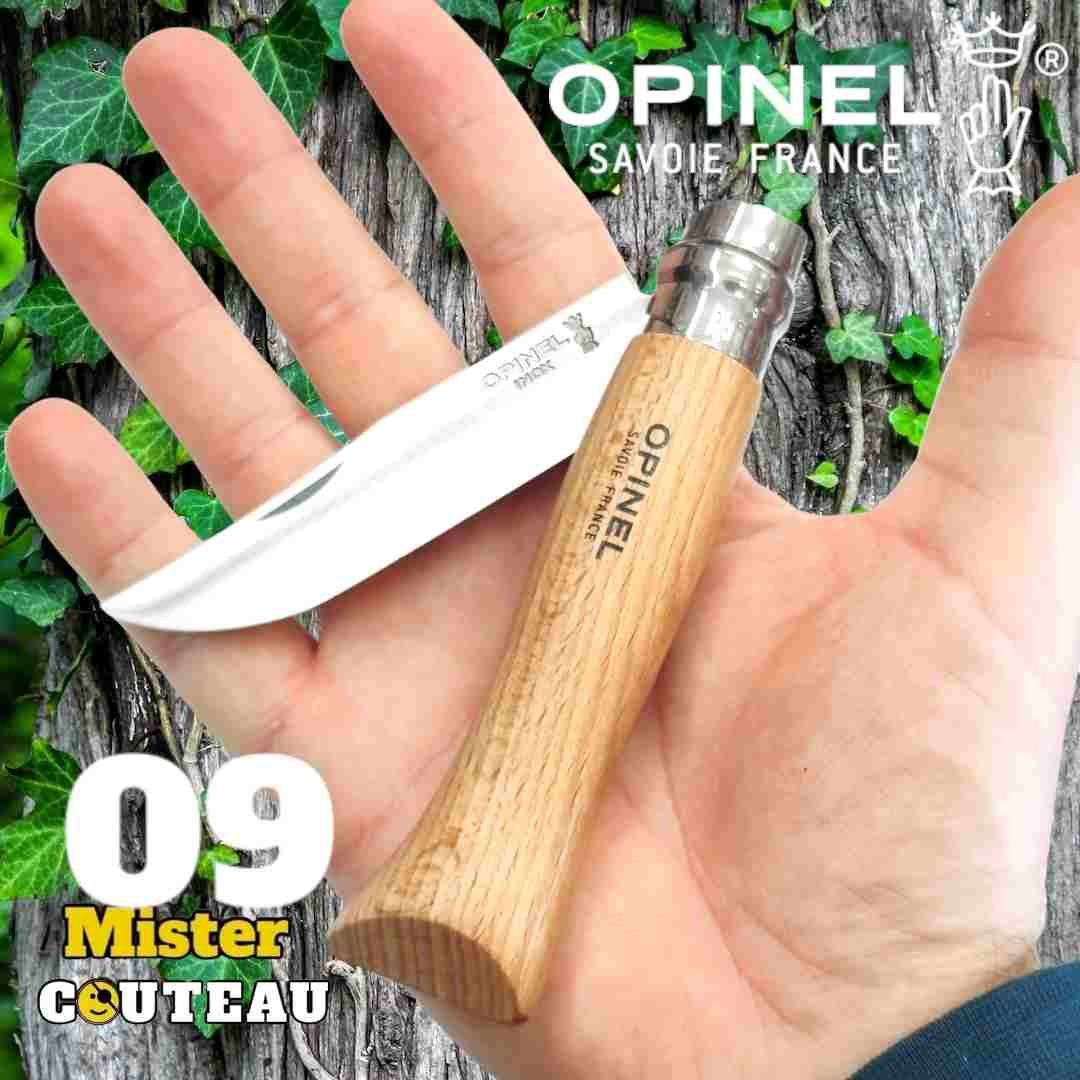 Couteau OPINEL 09 hetre inox 21cm