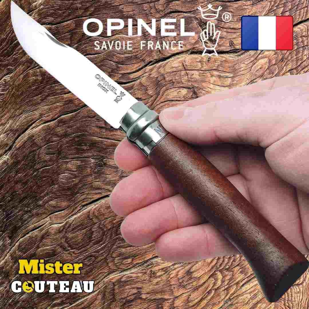 Couteau OPINEL 08 noyer inox 19.5cm