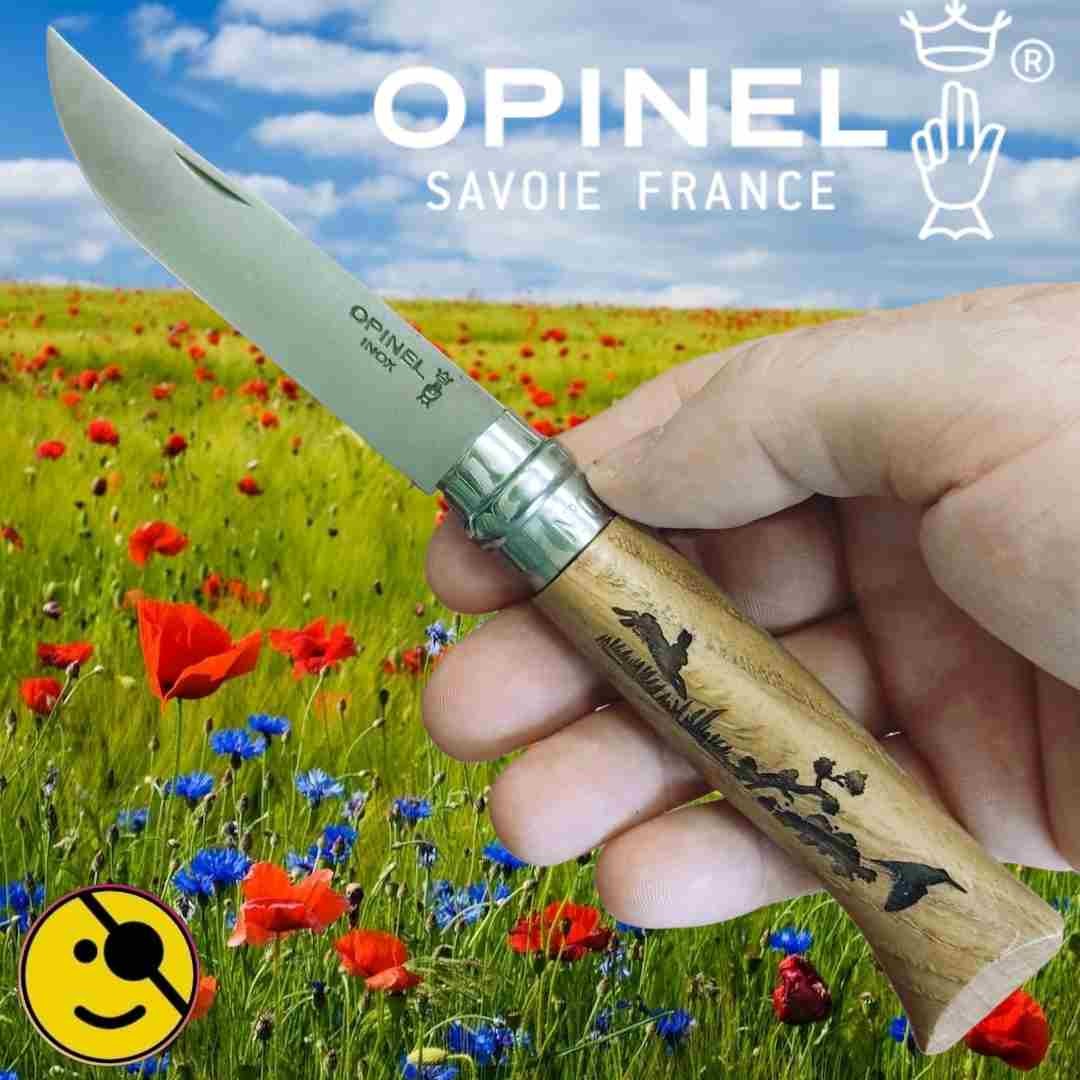 Couteau Opinel Animalia lievre chasse