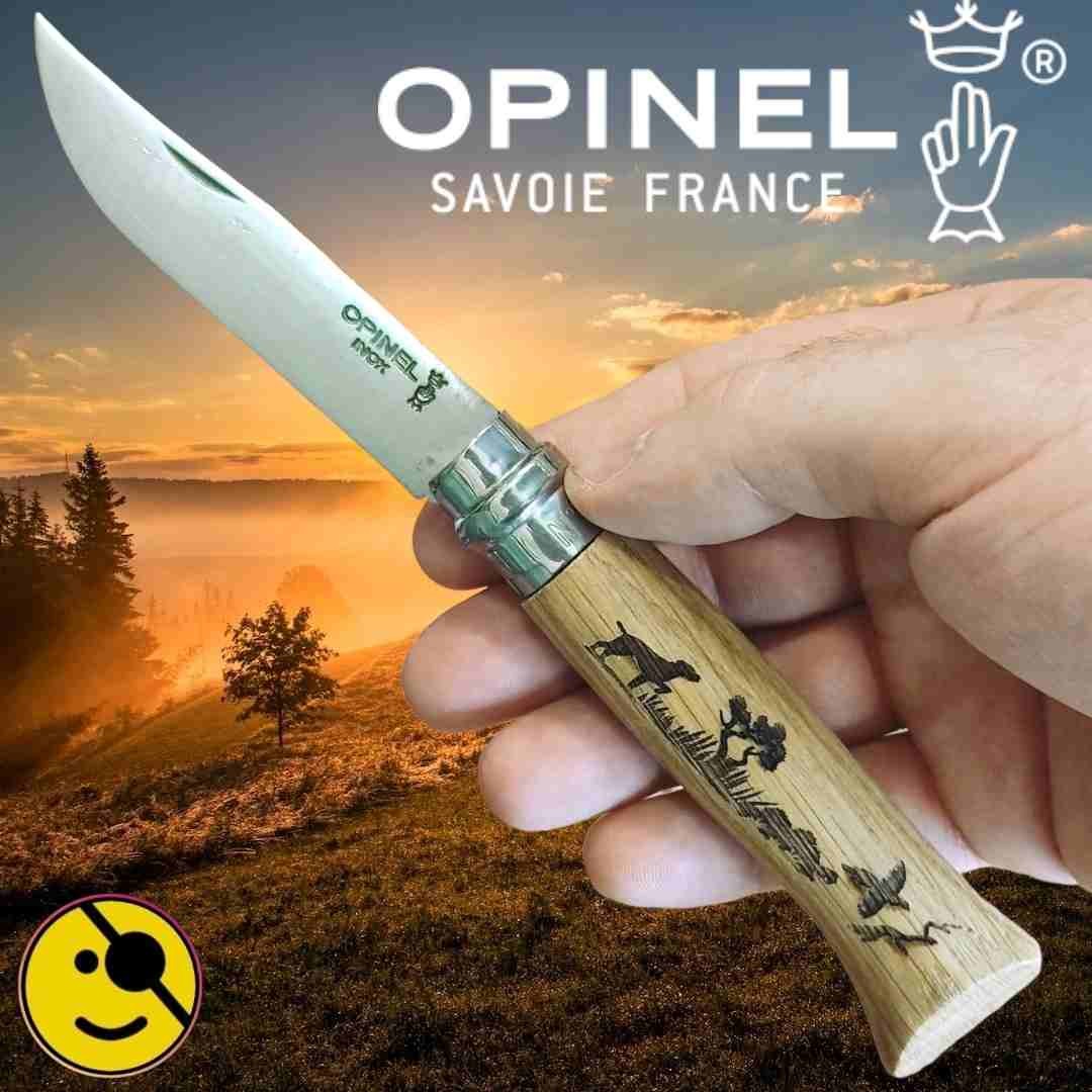 Couteau Opinel Animalia chien chasse