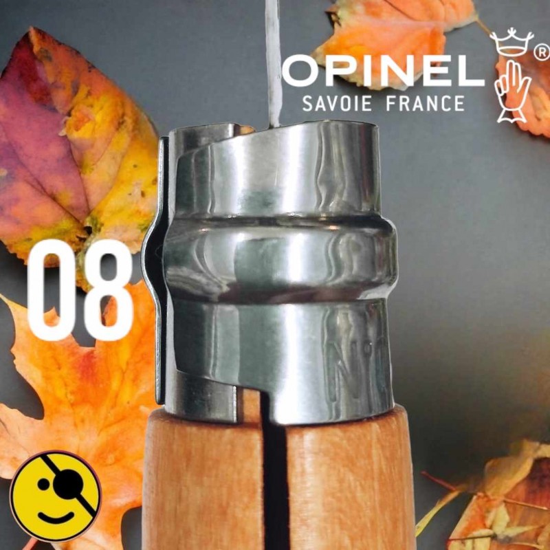 Couteau OPINEL 08 hetre lame carbone