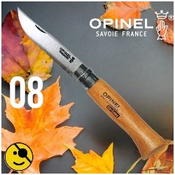 Couteau OPINEL 08 hetre lame carbone