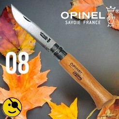 Couteau OPINEL 08 hetre lame carbone