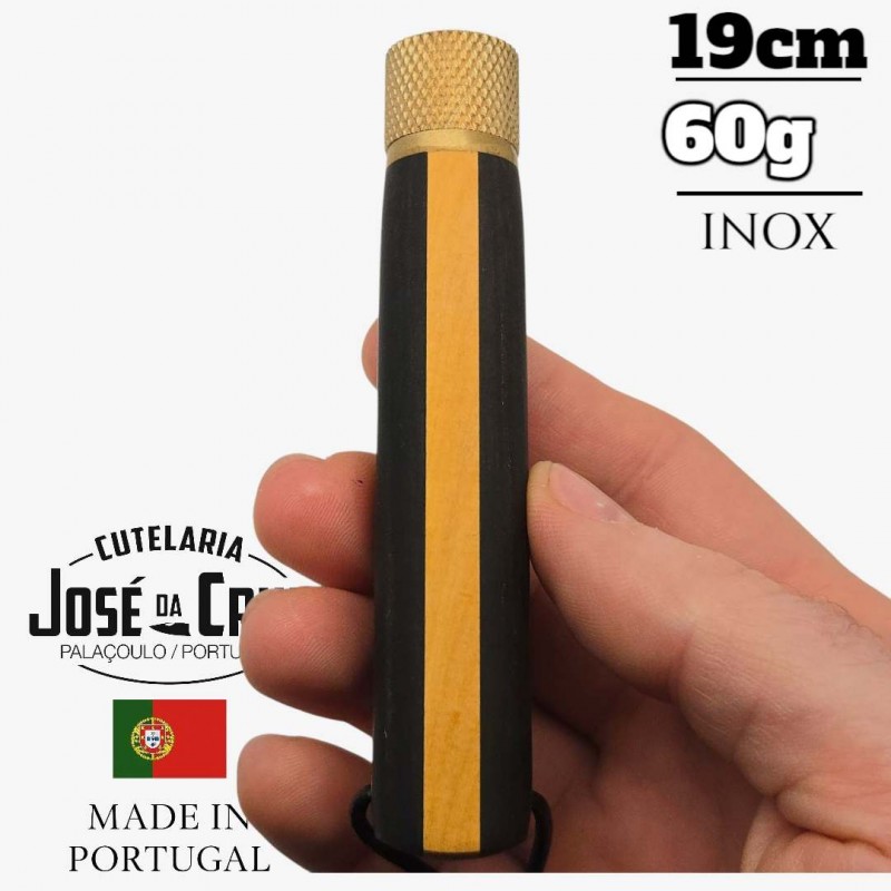 Couteau José Da Cruz mereindera buis ébène lame noire Couteau José Da Cruz mereindera buis ébène lame noire