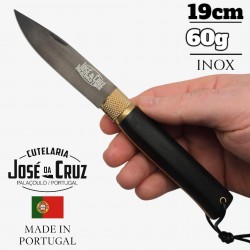 Couteau José Da Cruz mereindera buis ébène lame noire