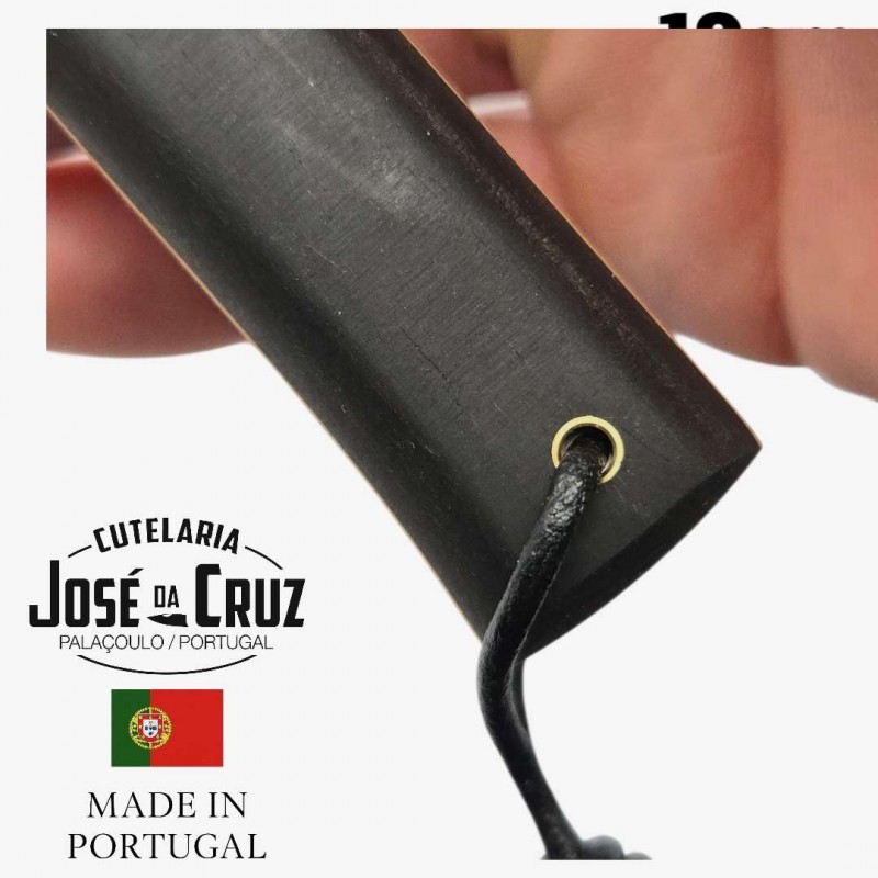 Couteau José Da Cruz mereindera buis ébène lame noire Couteau José Da Cruz mereindera buis ébène lame noire