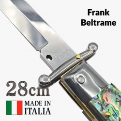 Couteau Stiletto Beltrame 28 cm – Manche en abalone