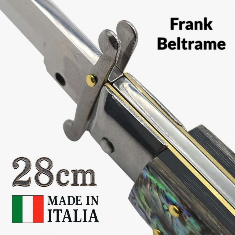 Couteau Stiletto Beltrame 28 cm – Manche en abalone Couteau Stiletto Beltrame 28 cm – Manche en abalone