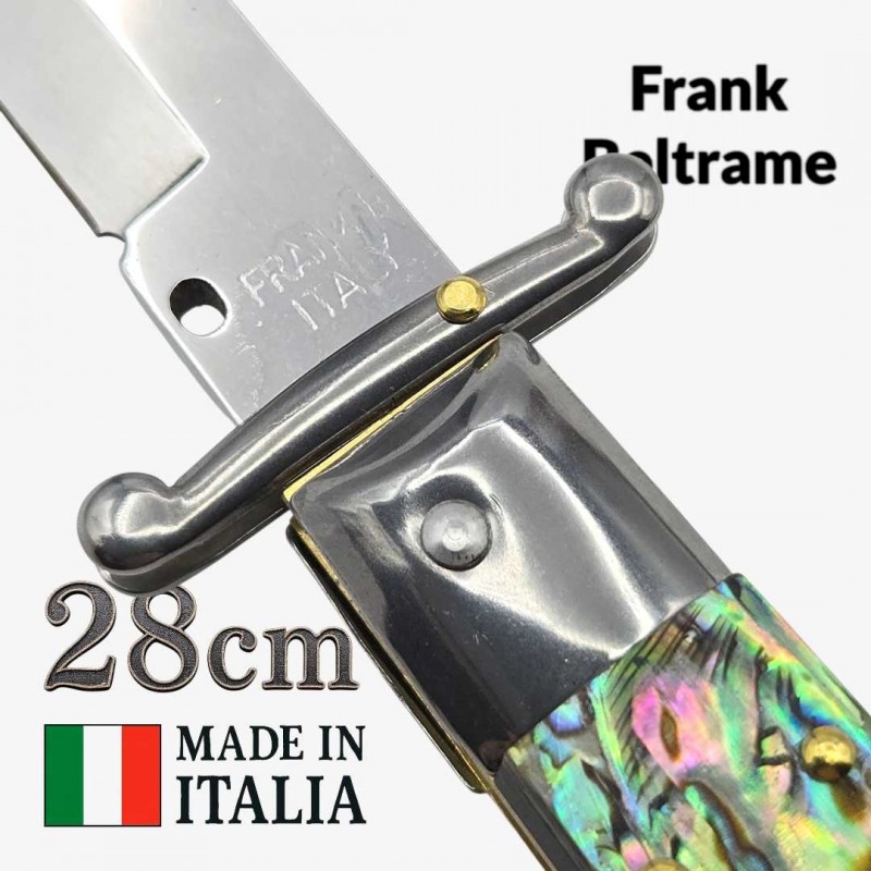 Couteau Stiletto Beltrame 28 cm – Manche en abalone Couteau Stiletto Beltrame 28 cm – Manche en abalone