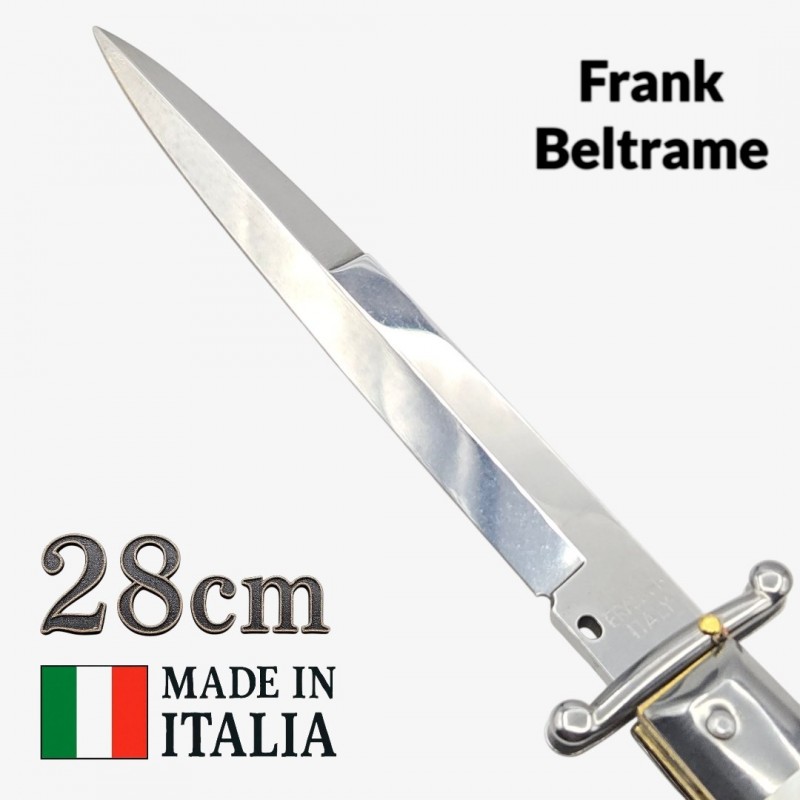 Couteau Stiletto Beltrame 28 cm – Manche en abalone Couteau Stiletto Beltrame 28 cm – Manche en abalone