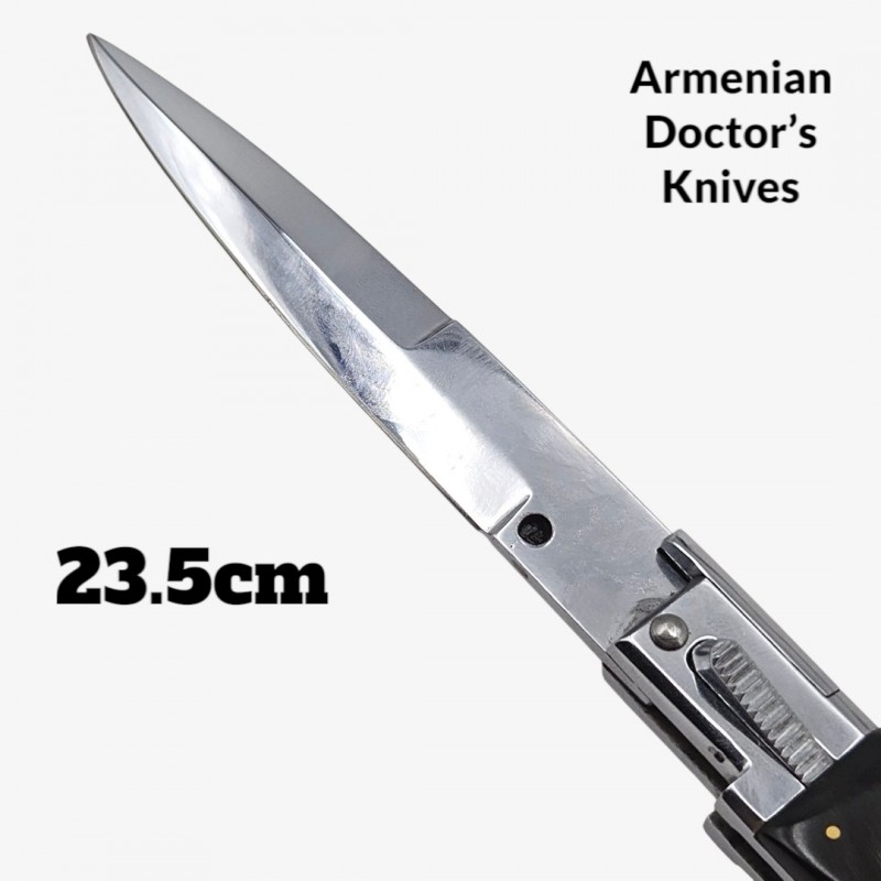 Couteau automatique switchblade custom Armenian Doctor Knife 23.5cm Couteau automatique switchblade custom Armenian Doctor Knife 23.5cm