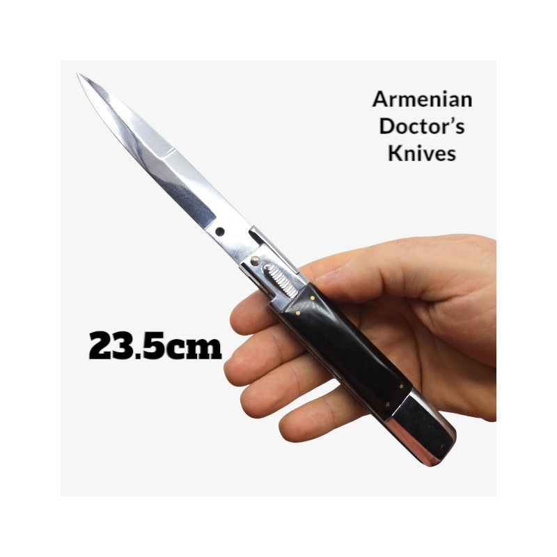 Couteau automatique switchblade custom Armenian Doctor Knife 23.5cm Couteau automatique switchblade custom Armenian Doctor Knife 23.5cm