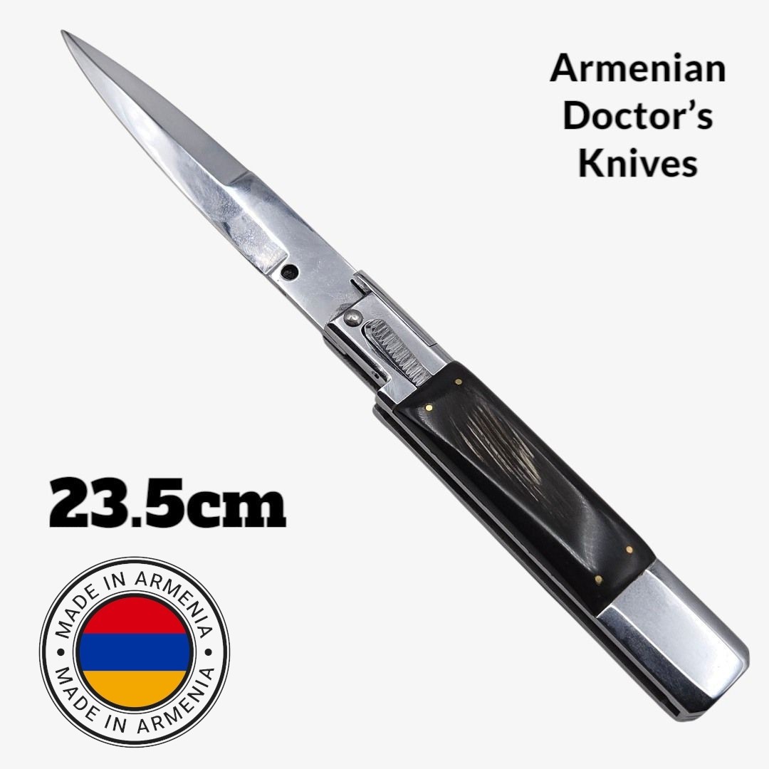 Couteau automatique switchblade custom Armenian Doctor Knife 23.5cm