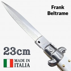 Stiletto automatique Frank Beltrame dague blanc 23cm