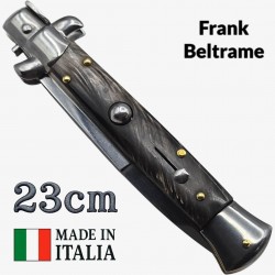 Stiletto automatique Frank Beltrame baionette buffle 23cm