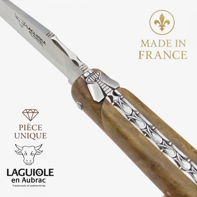 Laguiole en Aubrac artisanal cheesewood pièce unique