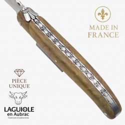 Laguiole en Aubrac artisanal cheesewood pièce unique