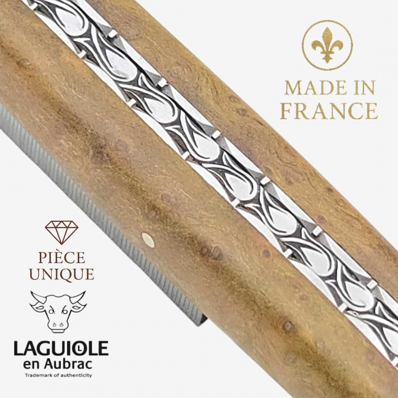 Laguiole en Aubrac artisanal cheesewood pièce unique