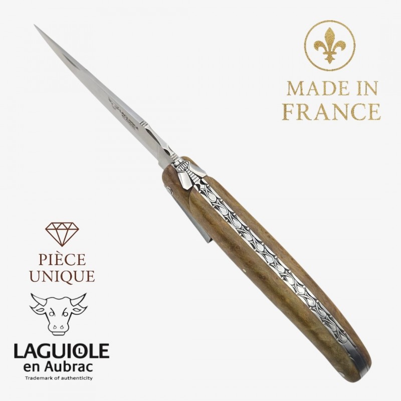 Laguiole en Aubrac artisanal cheesewood pièce unique