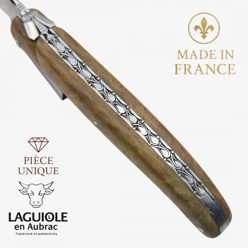 Laguiole en Aubrac artisanal cheesewood pièce unique