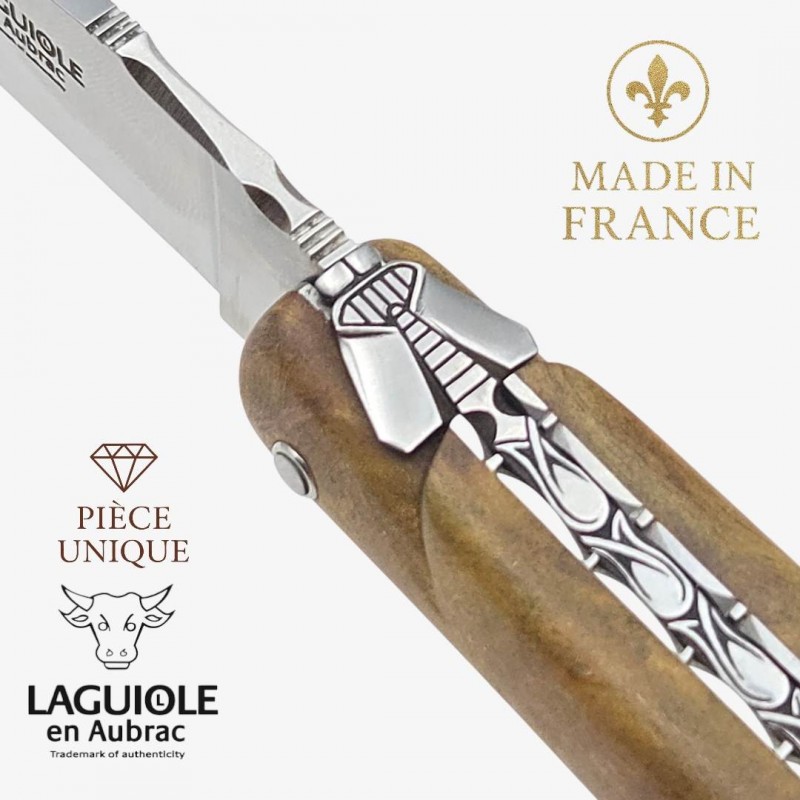 Laguiole en Aubrac artisanal cheesewood pièce unique