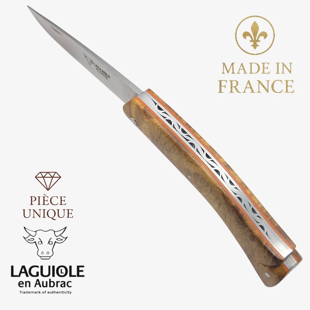 Couteau Laguiole en Aubrac Mistral pièce unique