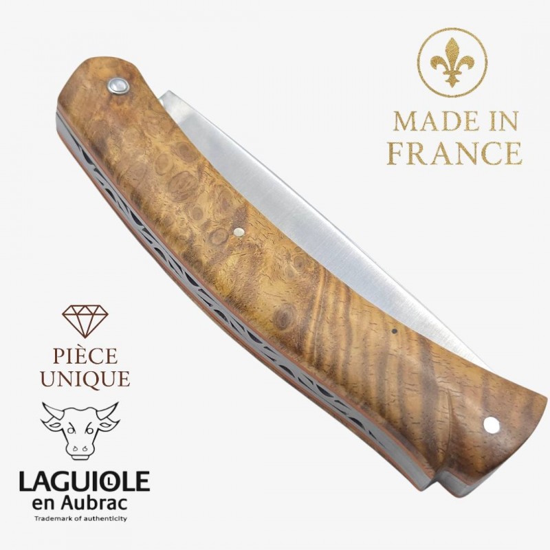 Couteau Laguiole en Aubrac Mistral pièce unique