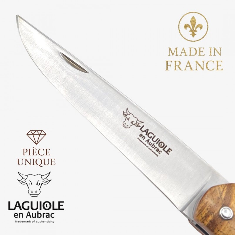 Couteau Laguiole en Aubrac Mistral pièce unique