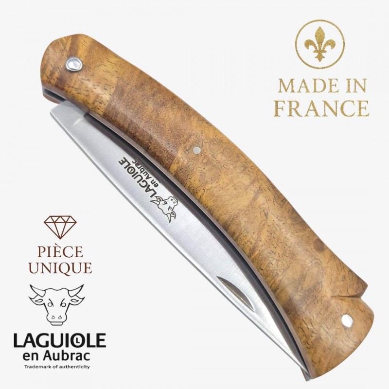 Couteau Laguiole en Aubrac Mistral pièce unique