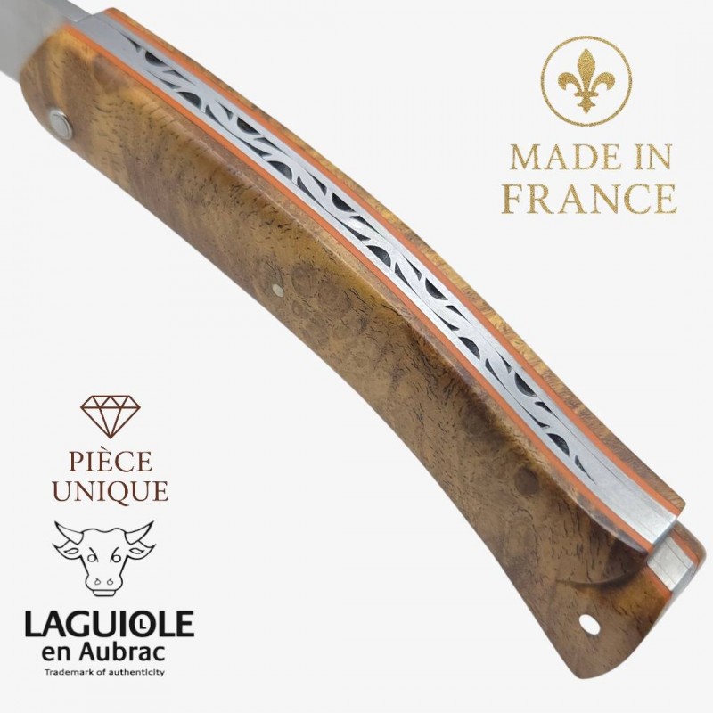 Couteau Laguiole en Aubrac Mistral pièce unique