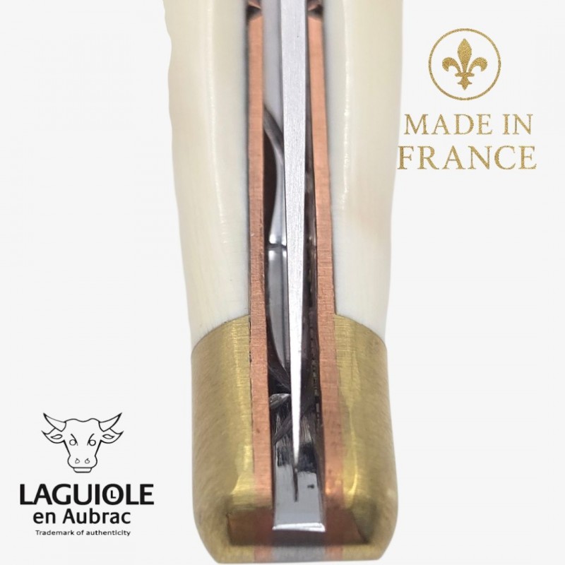 Couteau Laguiole en Aubrac Le Bijou ivoire phacochère