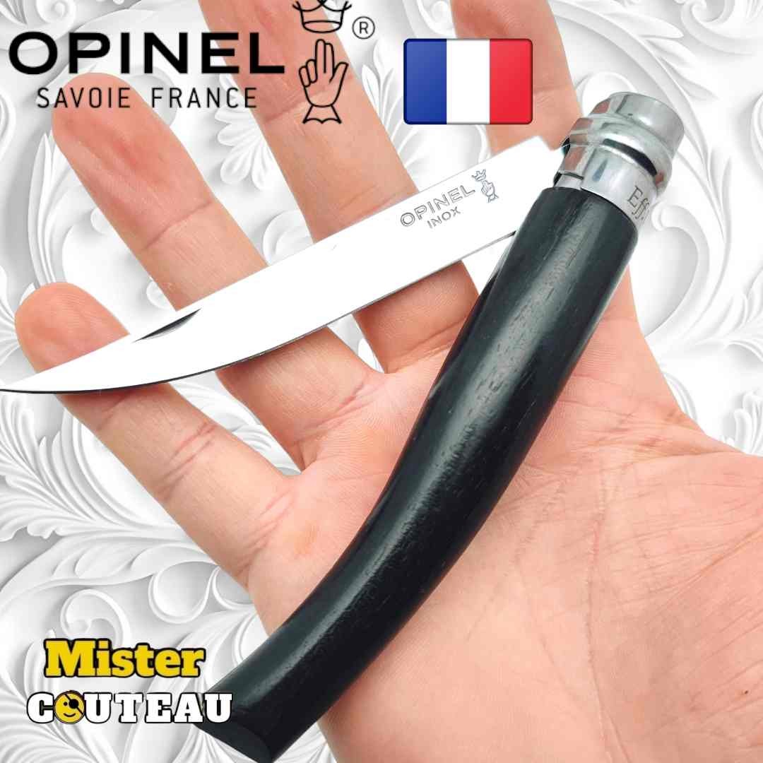 Effilé n 10 ébène couteau Opinel lame inox 20cm