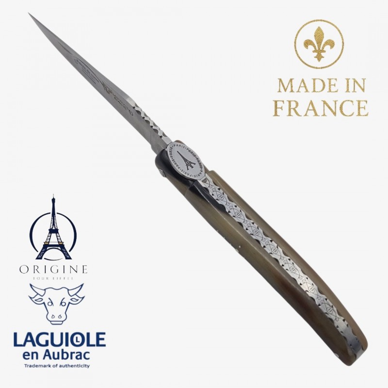 Laguiole en Aubrac Tour Eiffel  pointe corne n 417