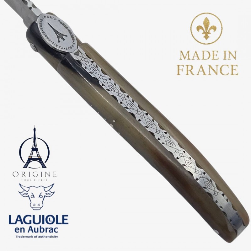 Laguiole en Aubrac Tour Eiffel  pointe corne n 417