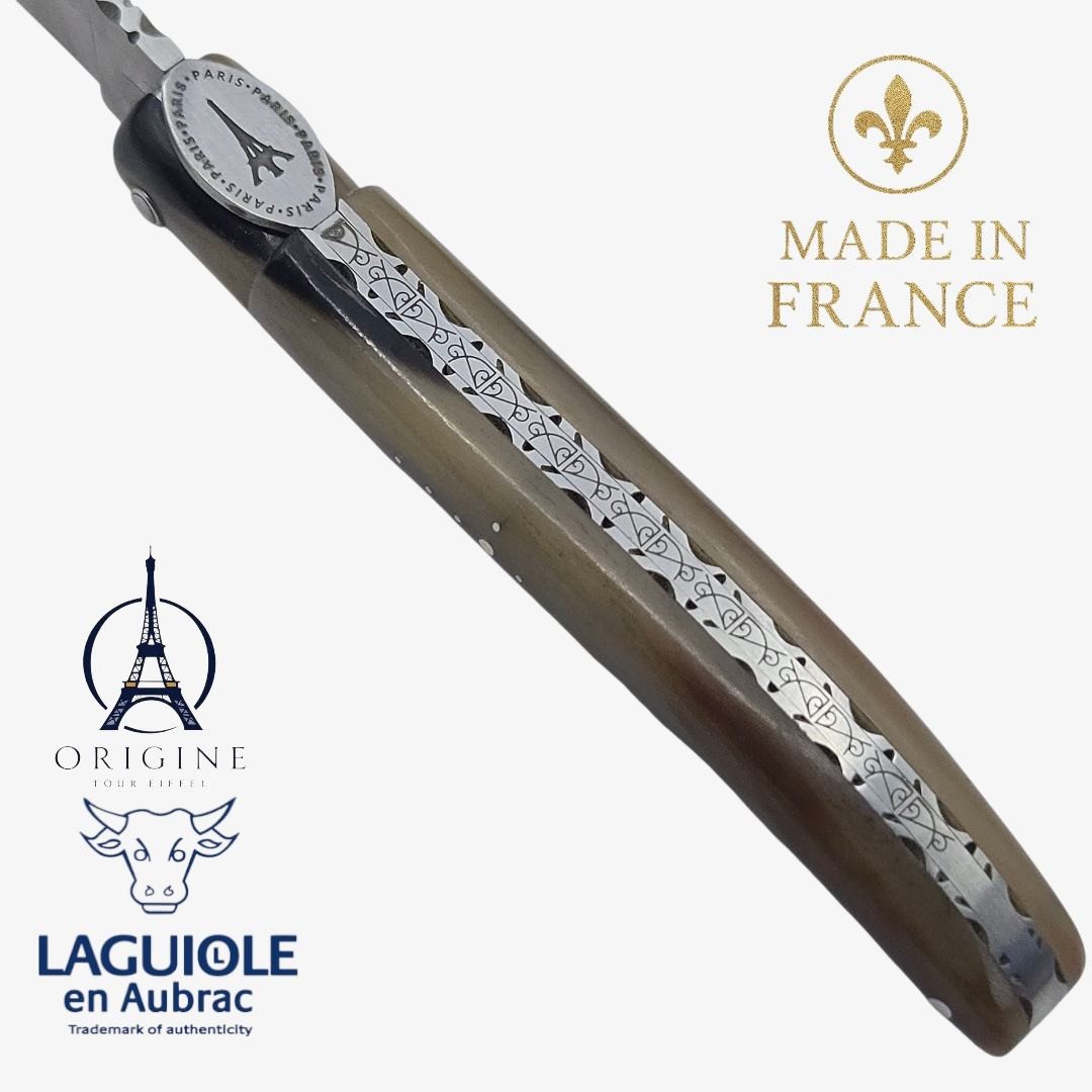 Laguiole en Aubrac Tour Eiffel  pointe corne n 417