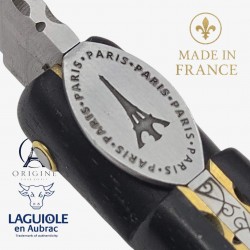 Laguiole en Aubrac Tour Eiffel  ébène noir 414