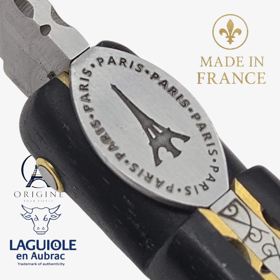 Laguiole en Aubrac Tour Eiffel  ébène noir 414