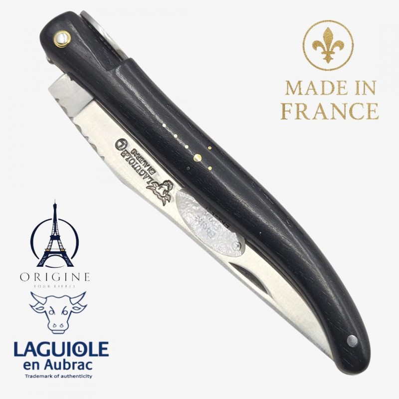 Laguiole en Aubrac Tour Eiffel  ébène noir 414