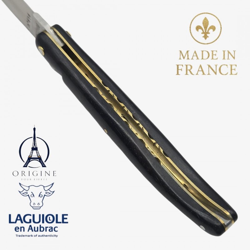 Laguiole en Aubrac Tour Eiffel  ébène noir 414
