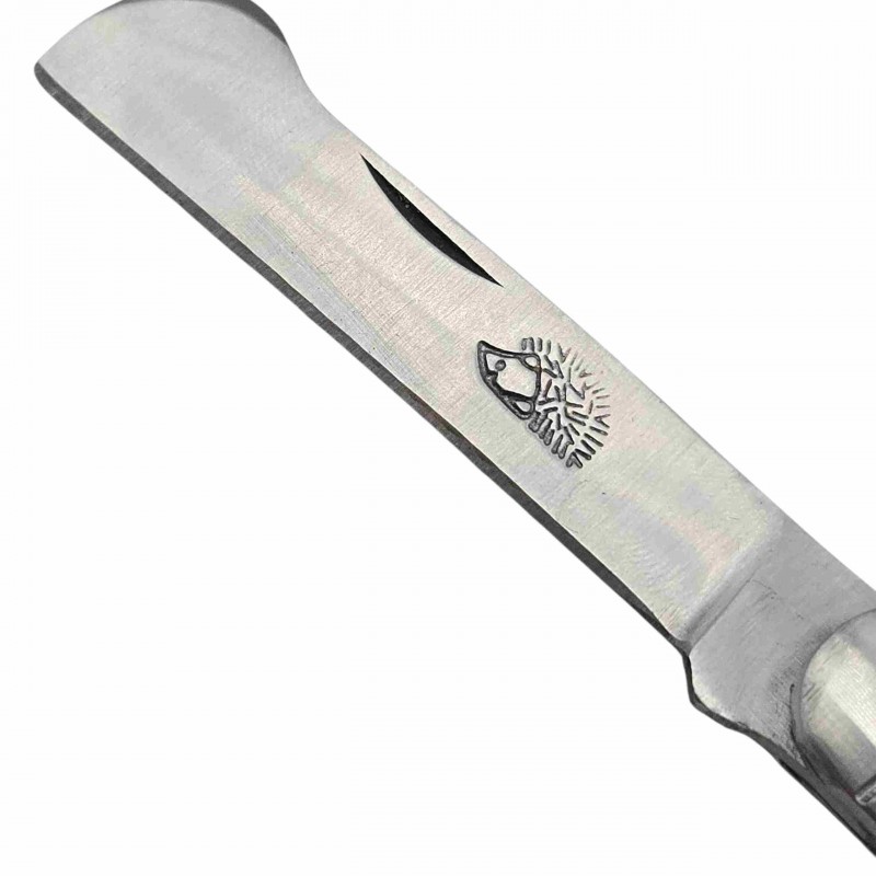 Couteau greffoir le niglo os gravé evangeliste