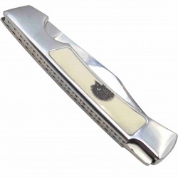 Couteau ultra plat 16 cm os gravure gerisson niglo pompe arrière