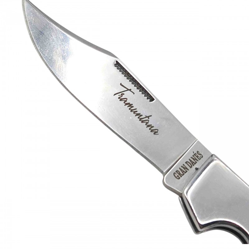 Couteau ultra plat 16 cm os gravure gerisson niglo pompe arrière