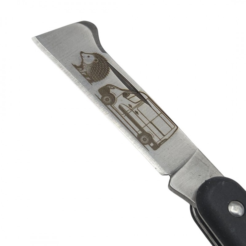 Couteau greffoir noir Renault Master 16.5cm