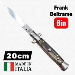 Stiletto automatique Frank Beltrame 20cm corne buffle