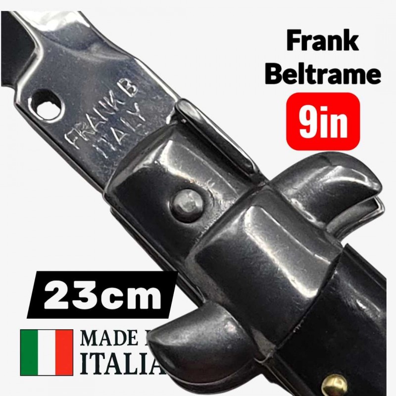 Automatique Stiletto italien cran d'arret Beltrame kriss corne Brésil 23 cm