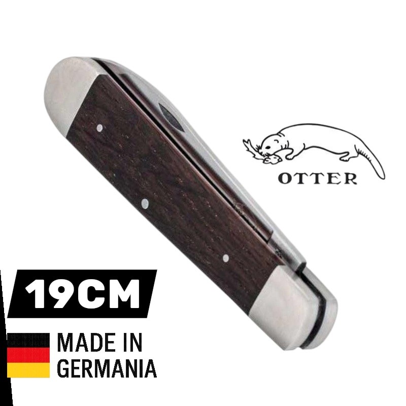 Couteau Otter Levin chêne fumé