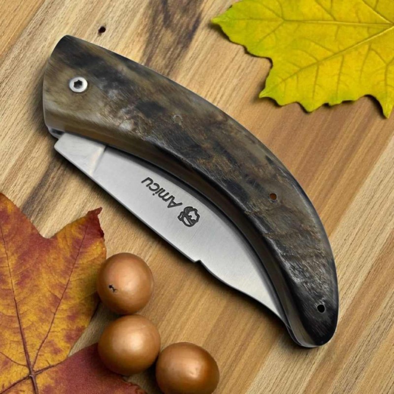 Couteau corse Amicu lame INOX bélier lame  Au Sabot