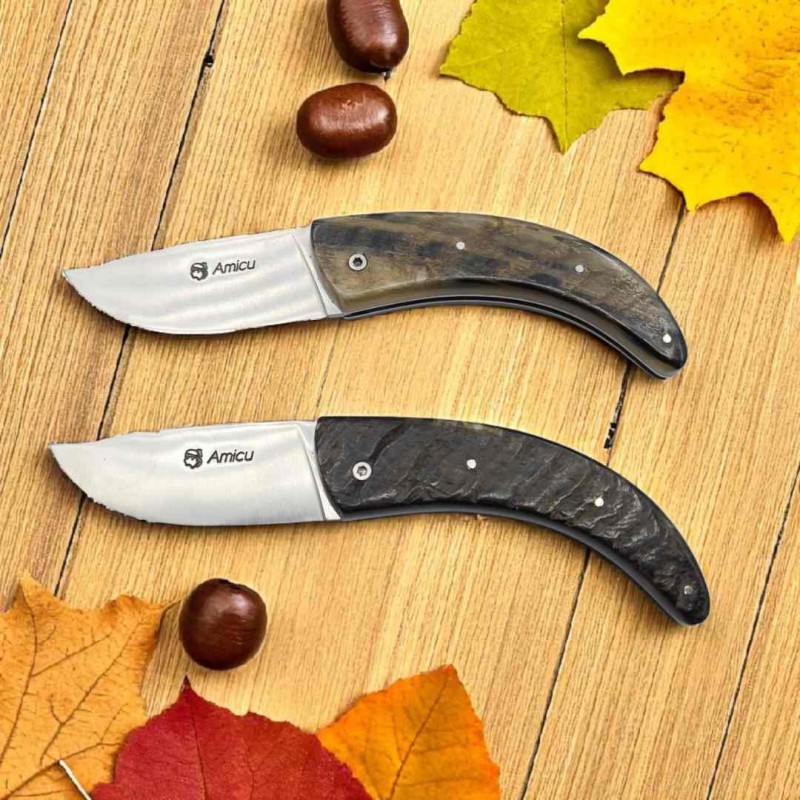 Couteau corse Amicu lame INOX bélier lame  Au Sabot