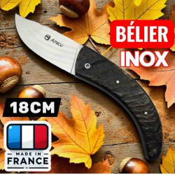 Couteau corse Amicu lame INOX bélier lame  Au Sabot
