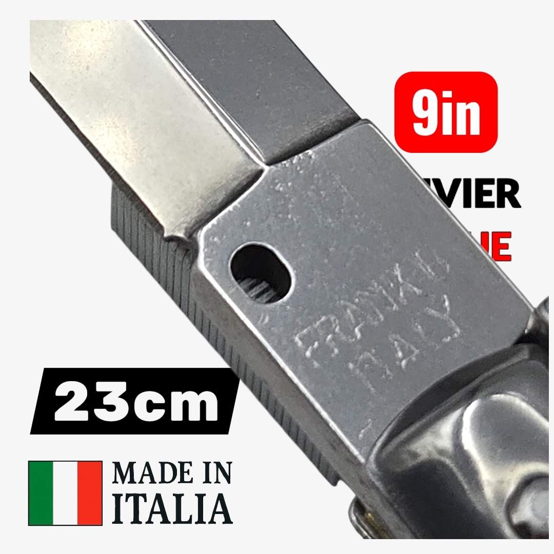 Couteau Cran d arrêt stiletto Beltrame dague imitation ivoire 23cm